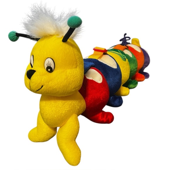 Discovery Toys 21” Caterpillar Dress-A-Pillar Plush Learning Toy 2000 - Picture 1 of 10